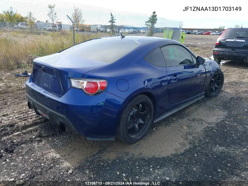 JF1ZNAA13D1703149 2013 Toyota Scion Fr-S