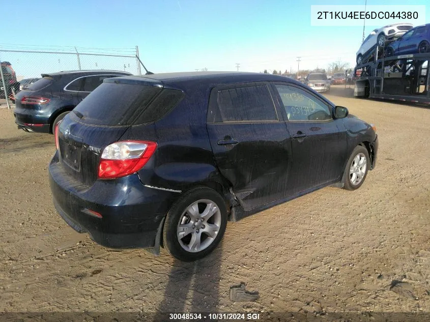 2013 Toyota Corolla Matrix VIN: 2T1KU4EE6DC044380 Lot: 30048534