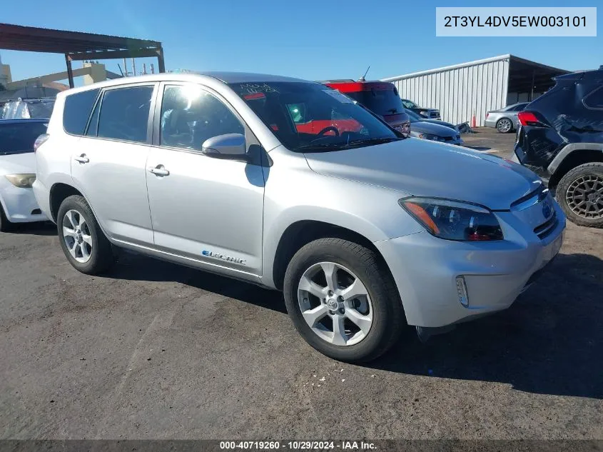 2014 Toyota Rav4 Ev VIN: 2T3YL4DV5EW003101 Lot: 40719260