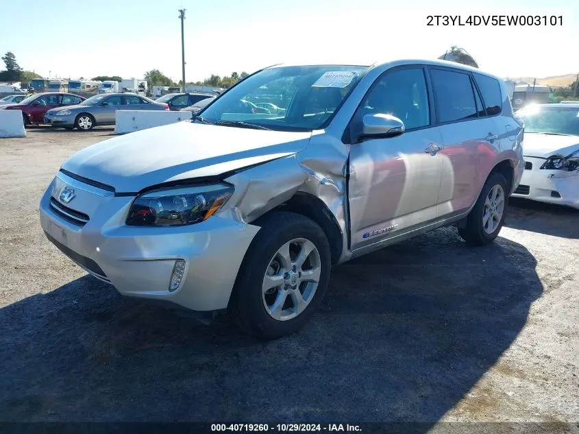 2014 Toyota Rav4 Ev VIN: 2T3YL4DV5EW003101 Lot: 40719260