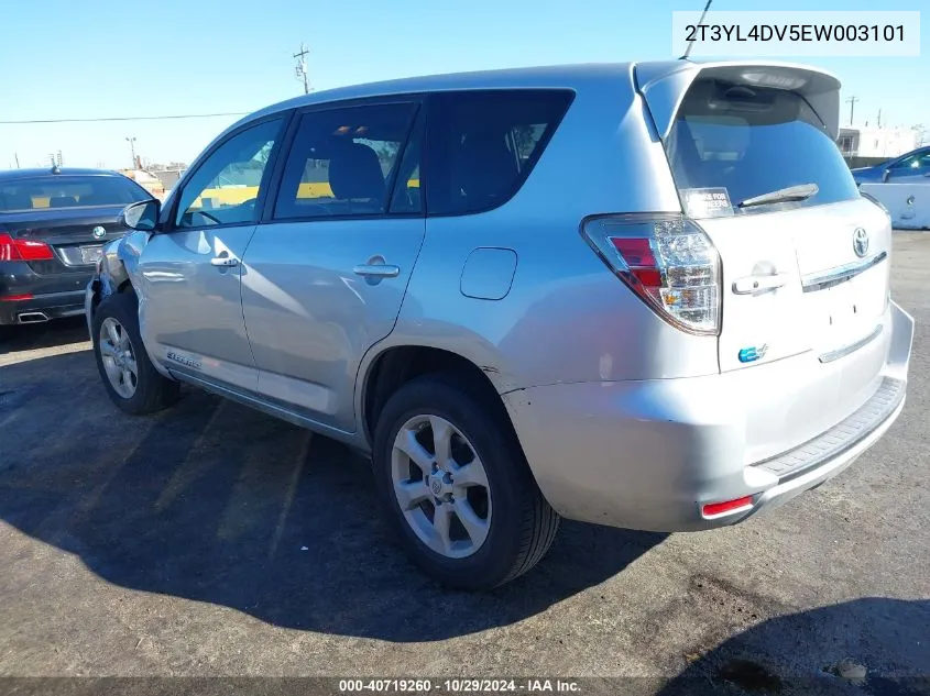 2014 Toyota Rav4 Ev VIN: 2T3YL4DV5EW003101 Lot: 40719260