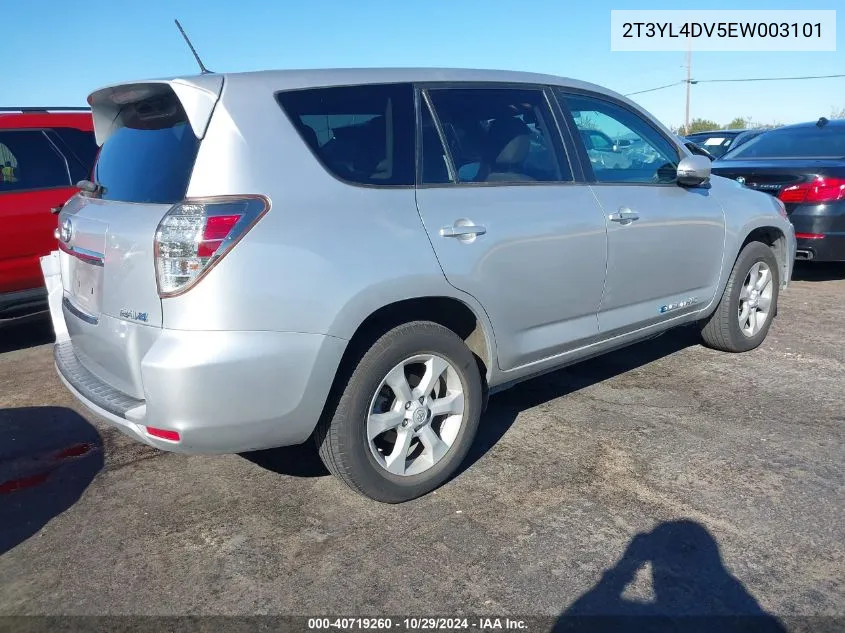 2014 Toyota Rav4 Ev VIN: 2T3YL4DV5EW003101 Lot: 40719260