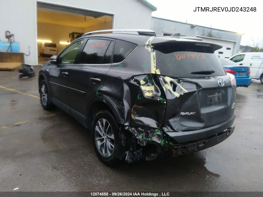 JTMRJREV0JD243248 2018 Toyota Rav4 Hv Le Plus/Xle