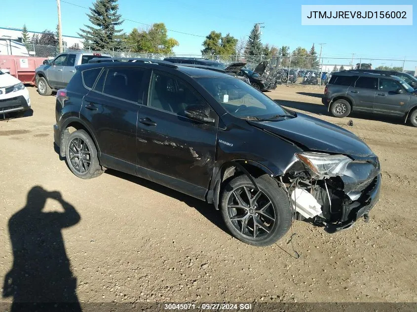 JTMJJREV8JD156002 2018 Toyota Rav4 Hv Se