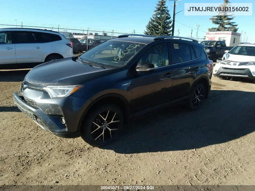 JTMJJREV8JD156002 2018 Toyota Rav4 Hv Se