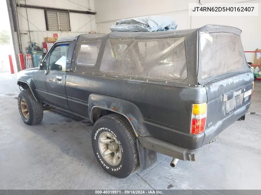 1987 Toyota 4Runner Rn60 VIN: JT4RN62D5H0162407 Lot: 40319971