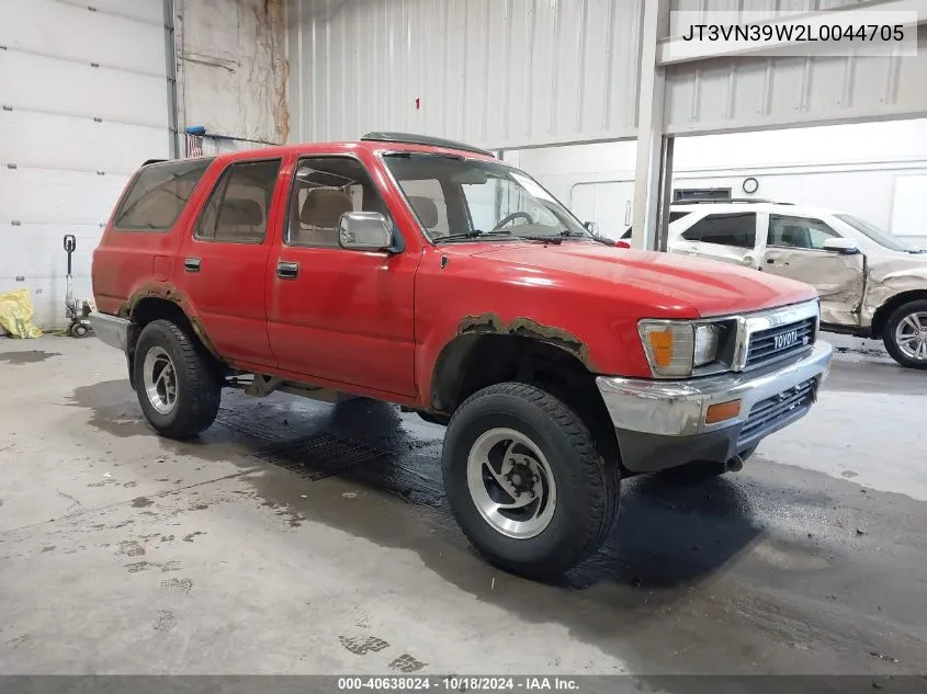 1990 Toyota 4Runner Vn39 Sr5 VIN: JT3VN39W2L0044705 Lot: 40638024