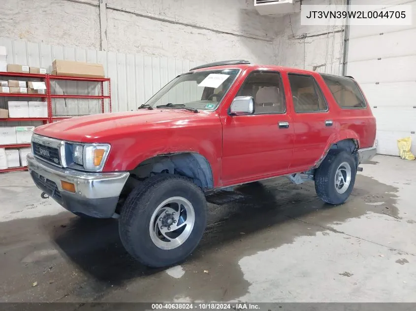 1990 Toyota 4Runner Vn39 Sr5 VIN: JT3VN39W2L0044705 Lot: 40638024