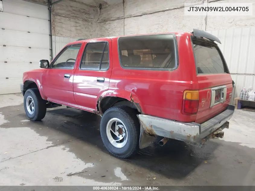 1990 Toyota 4Runner Vn39 Sr5 VIN: JT3VN39W2L0044705 Lot: 40638024