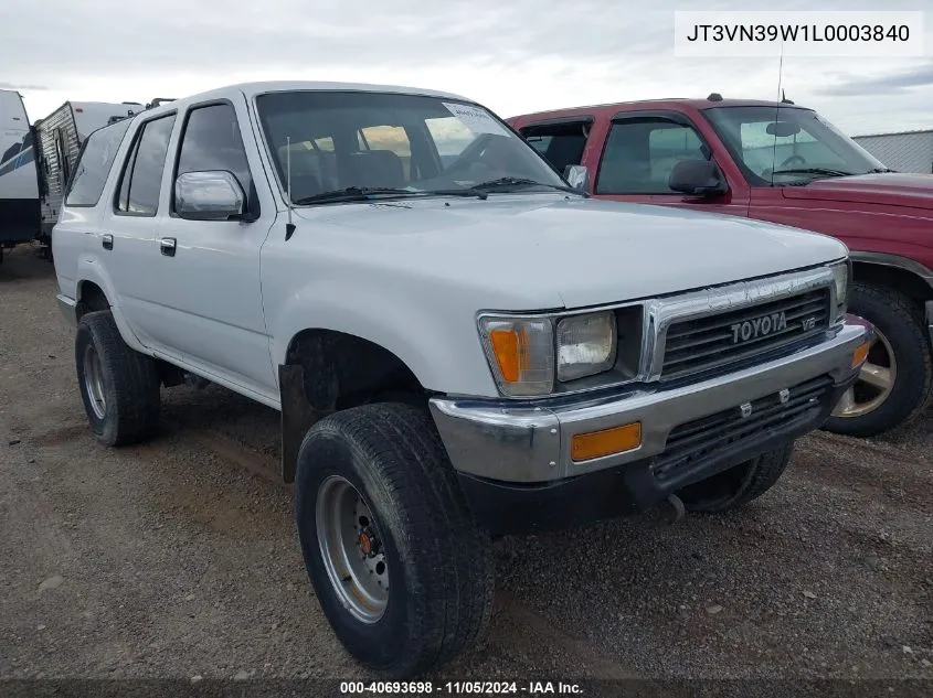 1990 Toyota 4Runner Vn39 Sr5 VIN: JT3VN39W1L0003840 Lot: 40693698