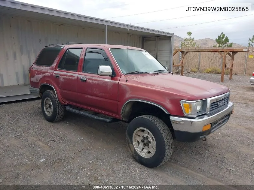 1991 Toyota 4Runner Vn39 Sr5 VIN: JT3VN39W2M8025865 Lot: 40613632