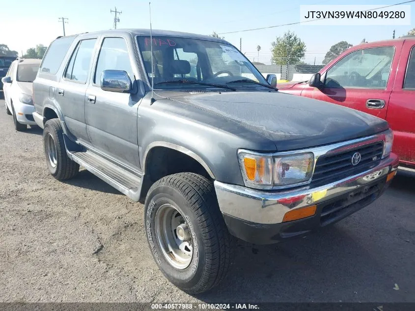 1992 Toyota 4Runner Vn39 Sr5 VIN: JT3VN39W4N8049280 Lot: 40577988