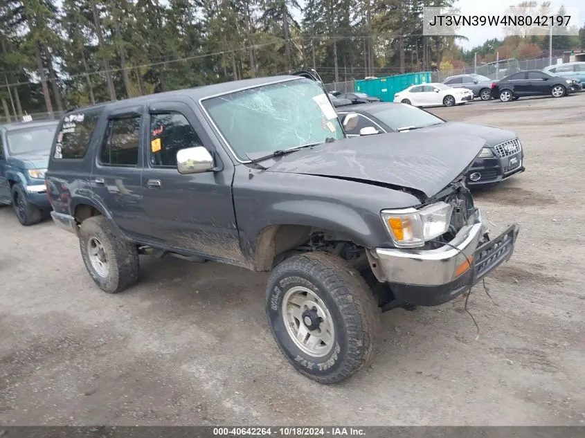 1992 Toyota 4Runner Vn39 Sr5 VIN: JT3VN39W4N8042197 Lot: 40642264