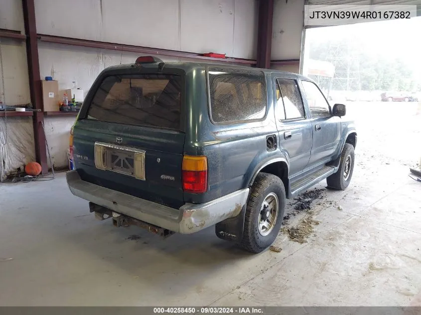 1994 Toyota 4Runner Vn39 Sr5 VIN: JT3VN39W4R0167382 Lot: 40258450