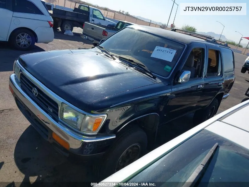 1994 Toyota 4Runner Vn29 Sr5 VIN: JT3VN29V0R0025757 Lot: 40527334