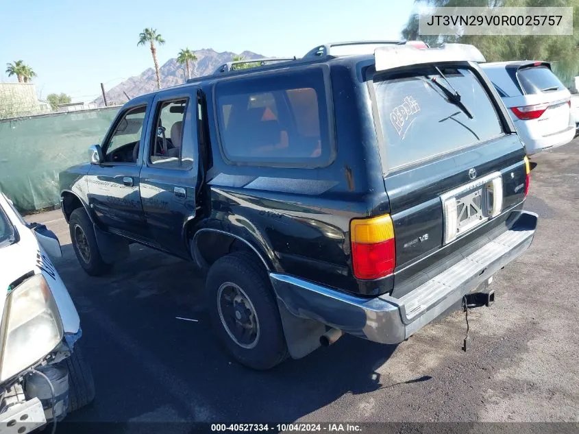 1994 Toyota 4Runner Vn29 Sr5 VIN: JT3VN29V0R0025757 Lot: 40527334