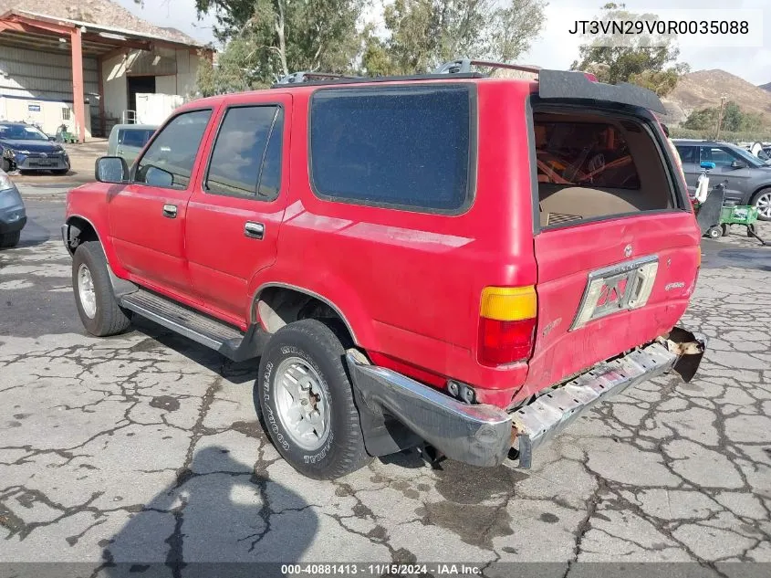 1994 Toyota 4Runner Vn29 Sr5 VIN: JT3VN29V0R0035088 Lot: 40881413