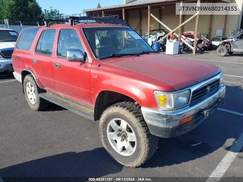 1995 Toyota 4Runner Vn39 Sr5 VIN: JT3VN39W6S0214353 Lot: 40351187