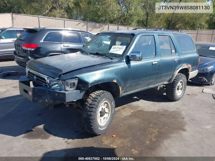 1995 Toyota 4Runner Vn39 Sr5 VIN: JT3VN39W8S8081130 Lot: 40537852