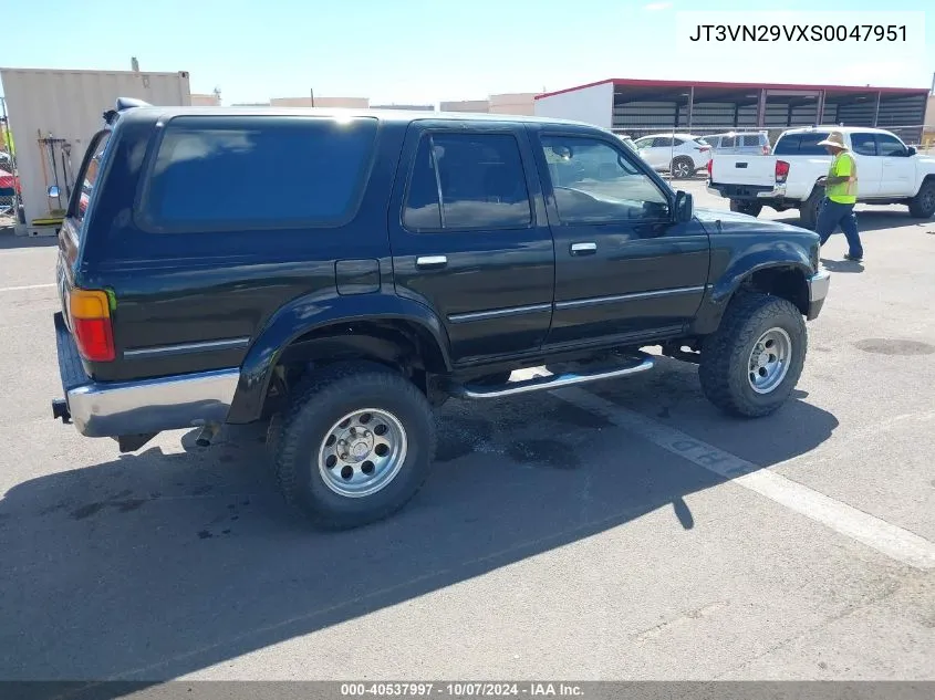 1995 Toyota 4Runner Vn29 Sr5 VIN: JT3VN29VXS0047951 Lot: 40537997