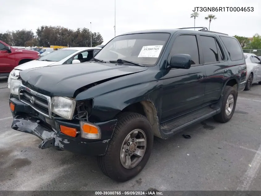 1996 Toyota 4Runner Sr5 VIN: JT3GN86R1T0004653 Lot: 39380765