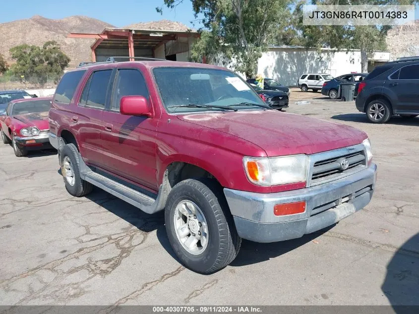 1996 Toyota 4Runner Sr5 VIN: JT3GN86R4T0014383 Lot: 40307705