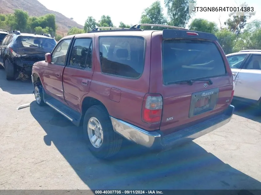 1996 Toyota 4Runner Sr5 VIN: JT3GN86R4T0014383 Lot: 40307705