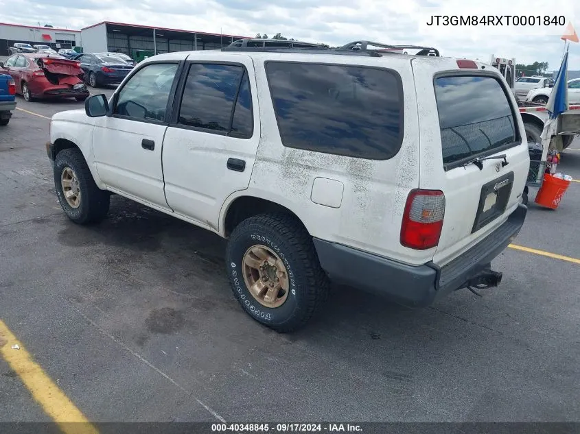 JT3GM84RXT0001840 1996 Toyota 4Runner