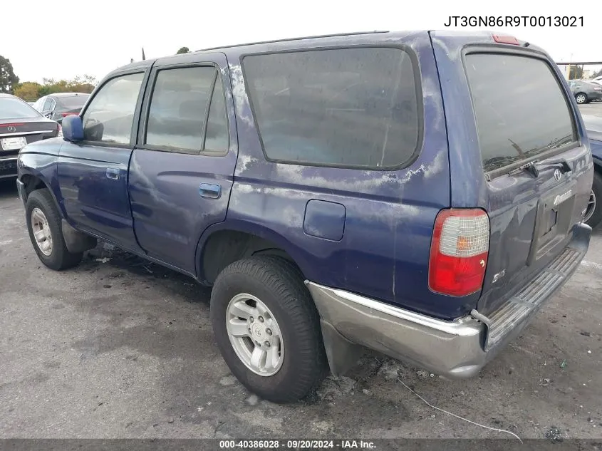 1996 Toyota 4Runner Sr5 VIN: JT3GN86R9T0013021 Lot: 40386028