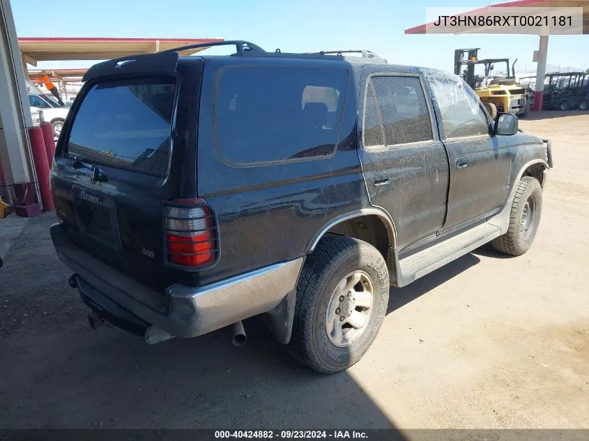 1996 Toyota 4Runner Sr5 VIN: JT3HN86RXT0021181 Lot: 40424882