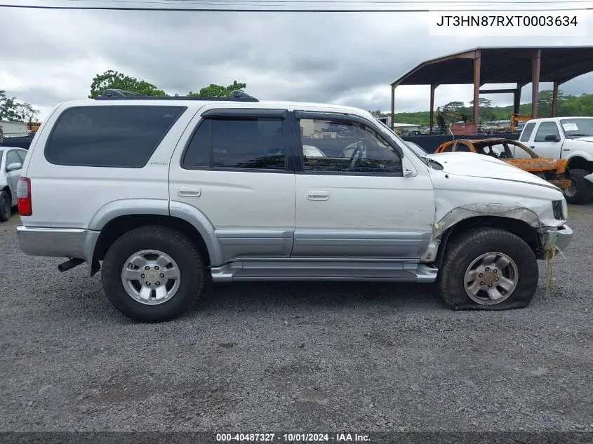 1996 Toyota 4Runner Limited VIN: JT3HN87RXT0003634 Lot: 40487327