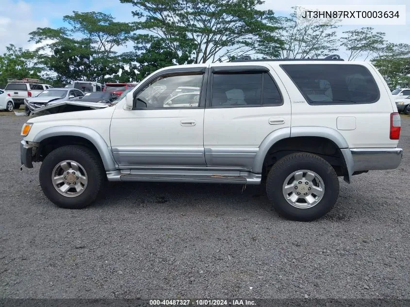 1996 Toyota 4Runner Limited VIN: JT3HN87RXT0003634 Lot: 40487327