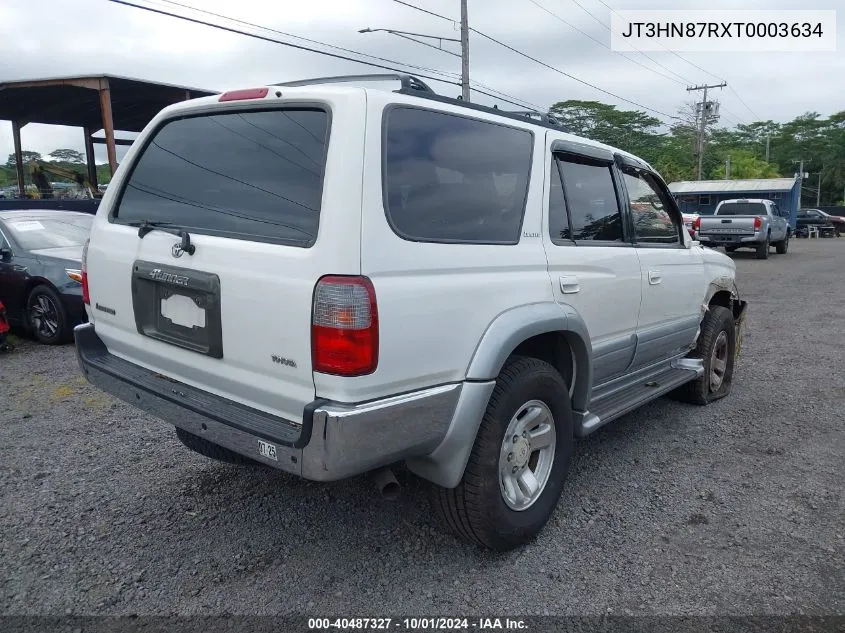 1996 Toyota 4Runner Limited VIN: JT3HN87RXT0003634 Lot: 40487327