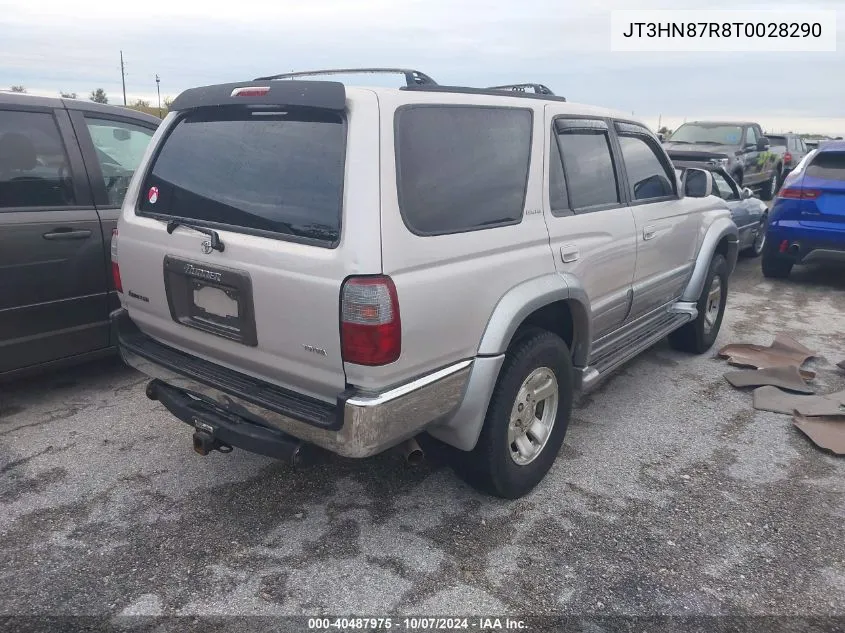 1996 Toyota 4Runner Limited VIN: JT3HN87R8T0028290 Lot: 40487975