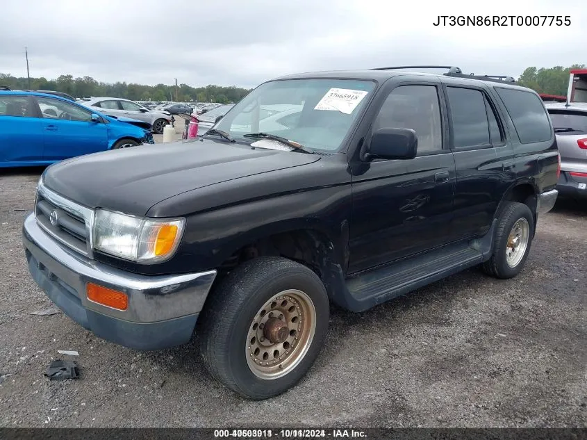 1996 Toyota 4Runner Sr5 VIN: JT3GN86R2T0007755 Lot: 40503011