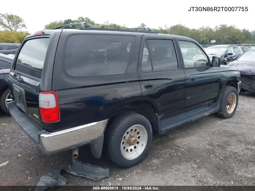 1996 Toyota 4Runner Sr5 VIN: JT3GN86R2T0007755 Lot: 40503011