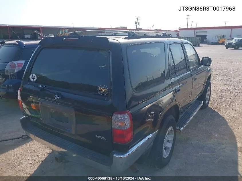 1996 Toyota 4Runner Sr5 VIN: JT3GN86R3T0017968 Lot: 40568135