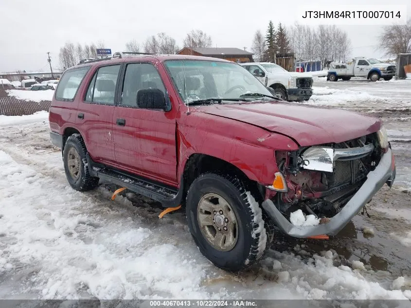 1996 Toyota 4Runner Sr5 VIN: JT3HM84R1T0007014 Lot: 40670413