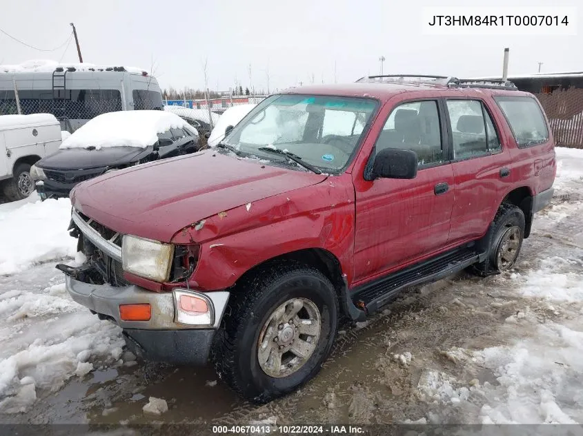 1996 Toyota 4Runner Sr5 VIN: JT3HM84R1T0007014 Lot: 40670413