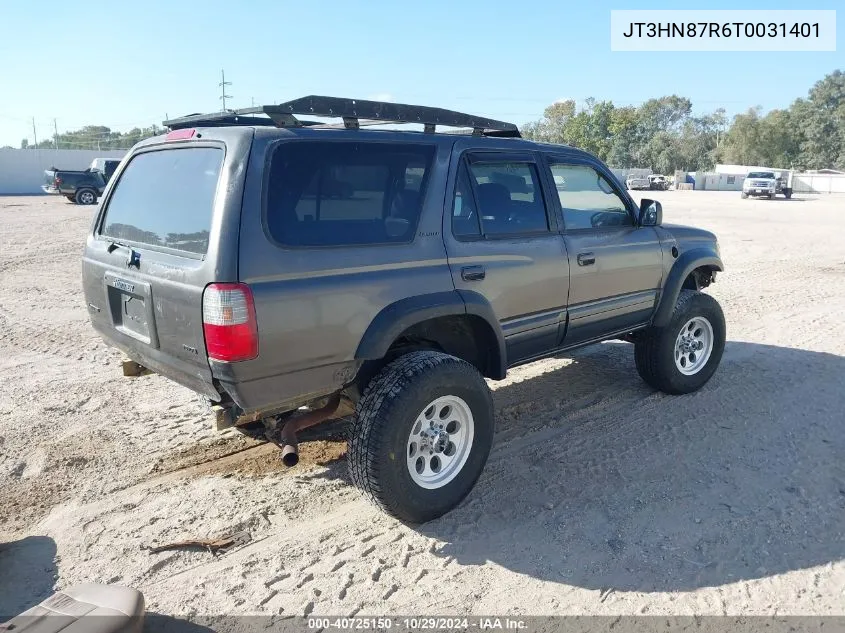 1996 Toyota 4Runner Limited VIN: JT3HN87R6T0031401 Lot: 40725150