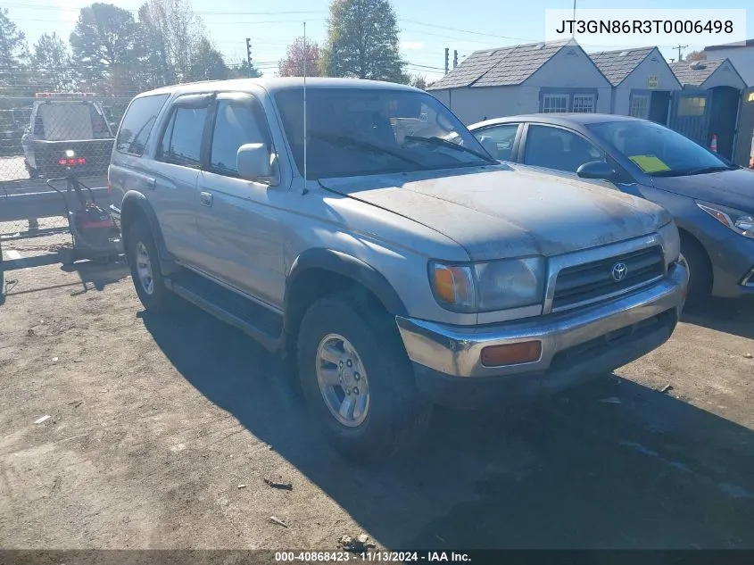 1996 Toyota 4Runner Sr5 VIN: JT3GN86R3T0006498 Lot: 40868423