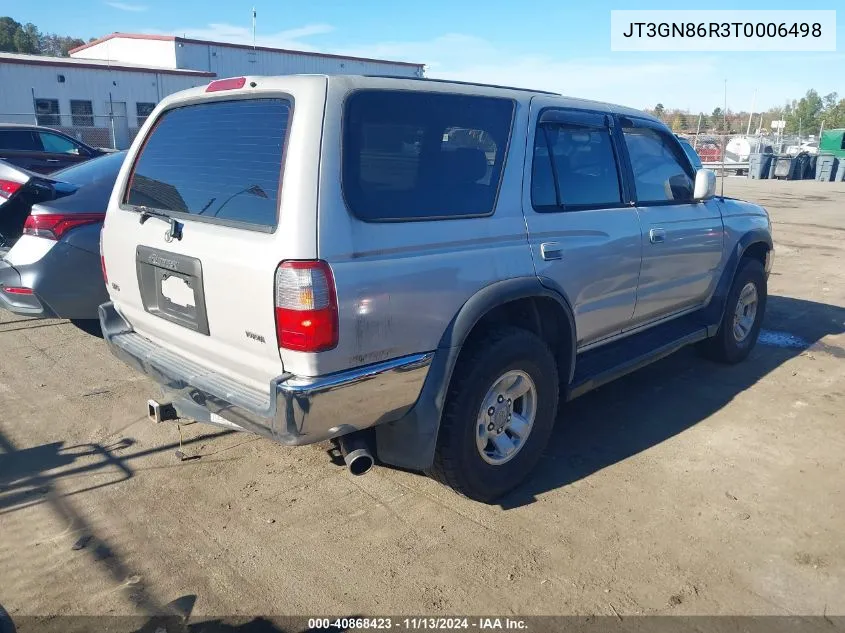 1996 Toyota 4Runner Sr5 VIN: JT3GN86R3T0006498 Lot: 40868423