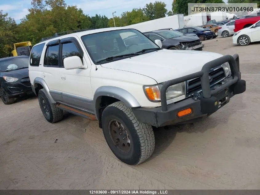 1997 Toyota 4Runner VIN: JT3HN87R3V0104968 Lot: 12103600