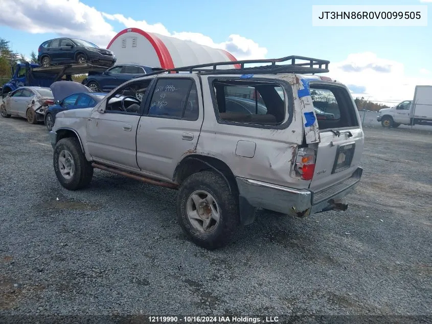 1997 Toyota 4Runner Sr5 VIN: JT3HN86R0V0099505 Lot: 12119990