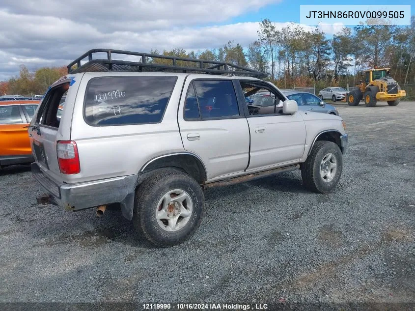 1997 Toyota 4Runner Sr5 VIN: JT3HN86R0V0099505 Lot: 12119990