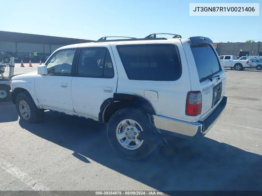 1997 Toyota 4Runner Limited VIN: JT3GN87R1V0021406 Lot: 39354878