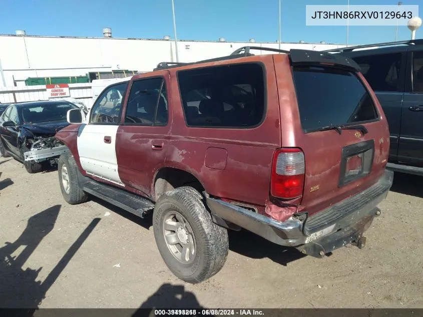 1997 Toyota 4Runner Sr5 VIN: JT3HN86RXV0129643 Lot: 39498218