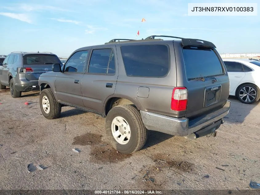 1997 Toyota 4Runner Sr5 V6 Limited VIN: JT3HN87RXV0100383 Lot: 40121784