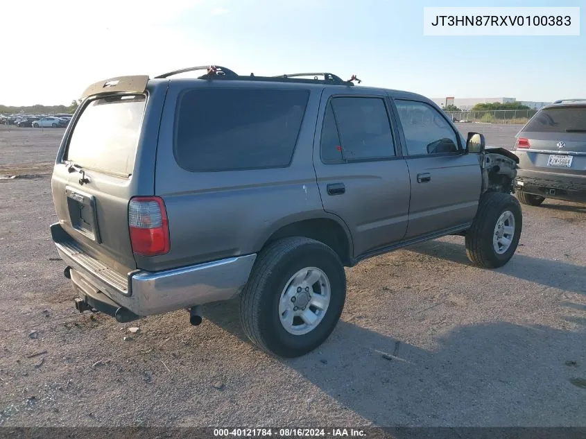 1997 Toyota 4Runner Sr5 V6 Limited VIN: JT3HN87RXV0100383 Lot: 40121784