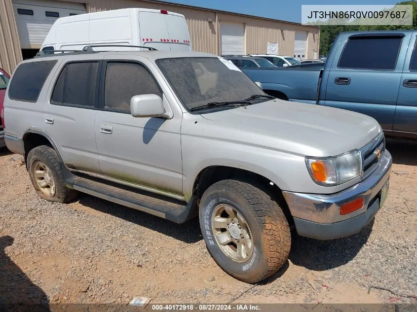 1997 Toyota 4Runner Sr5 V6 VIN: JT3HN86R0V0097687 Lot: 40172918